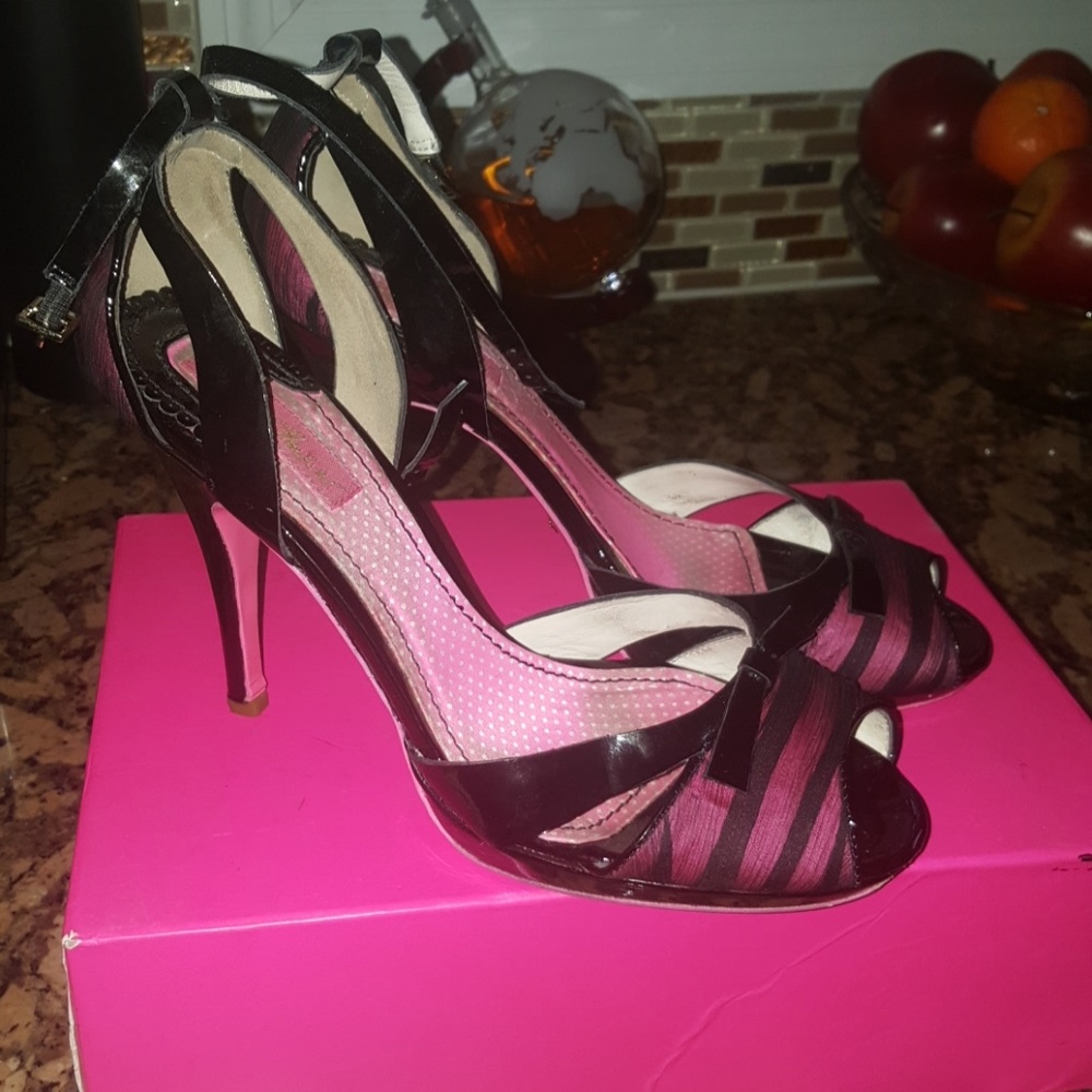 Betsey Johnson peep-toe heels